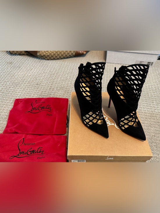 Christian Louboutin Shoes - Christian Louboutin Mrs
Bouglione Cage Ankle Boots